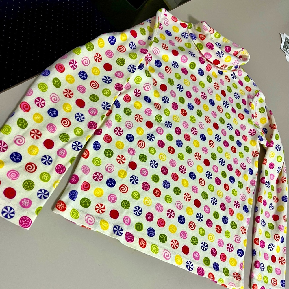 Gymboree Girl's Vintage Candy Shoppe Turtleneck Size 12 Multi